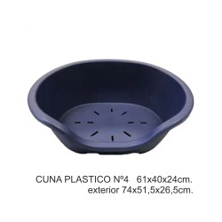 CUNA PLASTICO Nº8  102X67X31CM.