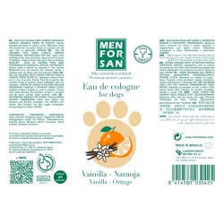 MENFORSAN AGUA DE COLONIA Vainilla/NARANJA Perros 125ml.