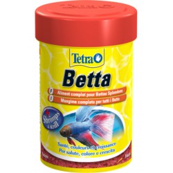 11047 TETRA BETTA 100 ML./27GR., alimento completo para peces -