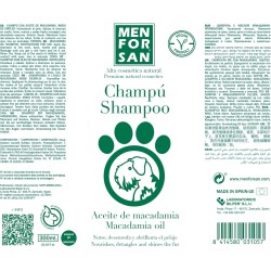 MENFORSAN CHAMPU Aceite de Macadamia 300ml.