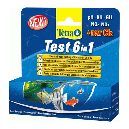 TETRATEST 6 EN 1 (NO2,NO3,PH,KH,GH)