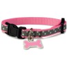 COLLAR GATO REFLECTANTE ROSA 1x15/22cm.