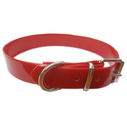 COLLAR BIOTHANE 50 CM. ROJO