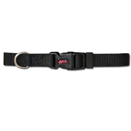 COLLAR NYLON BASICO NEGRO 40-55X2CM