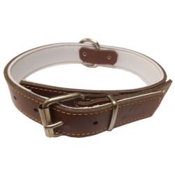 COLLAR PIEL CONFORT MARRON 40 x 260-360 mm