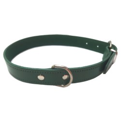 COLLAR CUERO LISO NEGRO 35X1.5CM VMD