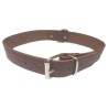 COLLAR CUERO LISO 12x300mm. MARRON