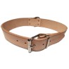 COLLAR CUERO LISO 12x300mm. MARRON