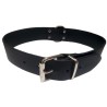 COLLAR CUERO LISO 18x400mm.NEGRO