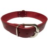 COLLAR CUERO LISO 18x400mm.NEGRO