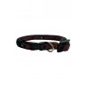 COLLAR NYLON 20MM 35-50CM HAPPY DOG NEGRO