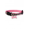 COLLAR GATO REFLECTANTE ROSA 1,6 x25/35cm.