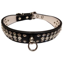 COLLAR TIFFANY 25x400mm NEGRO