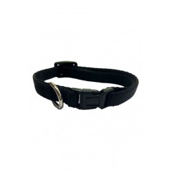 COLLAR NYLON 12MM CAMON NEGRO