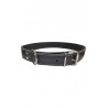 COLLAR CUERO COSIDO 85cm. NEGRO Razas Grandes